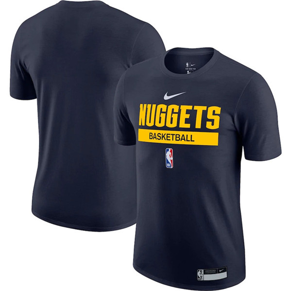 Men's Denver Nuggets Navy 2022/23 Legend On-Court Practice Performance T-Shirt